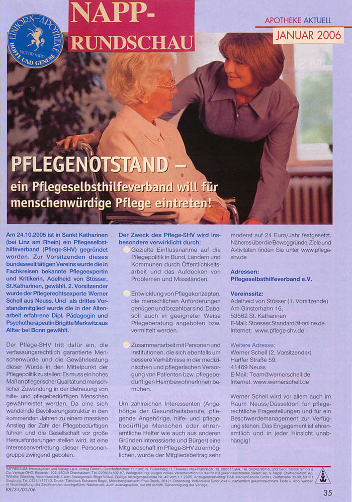 Pflegenostand