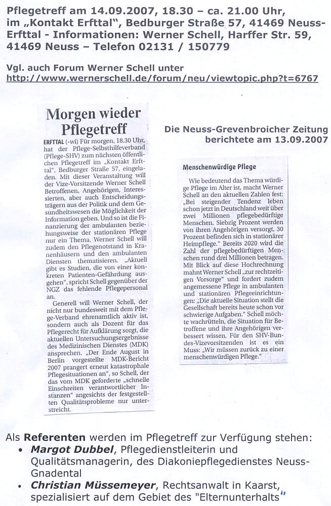 Pflegebedürftigkeit, die finanziellen Folgen und der Pflegenotstand